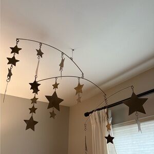Gold Star Hanging Mobile for nursery